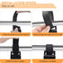 3 Pcs Walker Hook Hanging, 360° Rotation Baby Stroller Wheelchair Hanger Clip for Diaper Bags and Mommy Organizers
