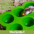 WeeSprout Silicone Freezer Tray with Clip on Lid - Perfect Food Storage Container for Homemade Baby Food, Bright Blue