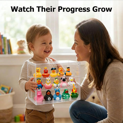 Jovify Living 15 3+ Potty Training Reward System for Toddlers Surprise Blind Bag Ducks with Clear Display Case