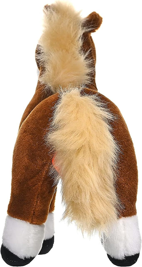 12 Inches Wild Republic Horse Plush, Stuffed Animal, Plush Toy, Gifts for Kids, Cuddlekins, Brown
