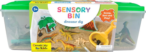 Creativity for Kids Sensory Bin: Dinosaur Dig - Dinosaur Toys for Kids Ages 3-5+, Preschool Learning Activities