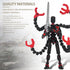 PkghoKids T13 Accessories,T13 t-13 3D 7.2inch) Already Assembled Action Figure Multi-Jointed Movable,for Collectors