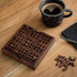 Iron & Glory Wooden Sudoku Board Game - Wooden Sudoku Puzzle - Brain Teaser Games For Adults - Portable Travel Games