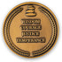 STOIC STORE UK Double Sided 38mm Cardinal Virtues Coin - Daily Inspirational Stoic Challenge Gifts, Novelty Coins