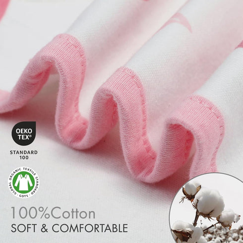 0-3 3 Pack GLLQUEN BABY Girl Swaddles Months - Baby Swaddles Sack for Newborn, Infant Sleep Sack, Easy Swaddling Wrap