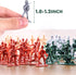 AMOR PRESENT 120PCS Army Toys Military Set, Men Soldier Playset Plastic Toy Soldiers Figures Military Action Figure for Adult Kids Boys Girls