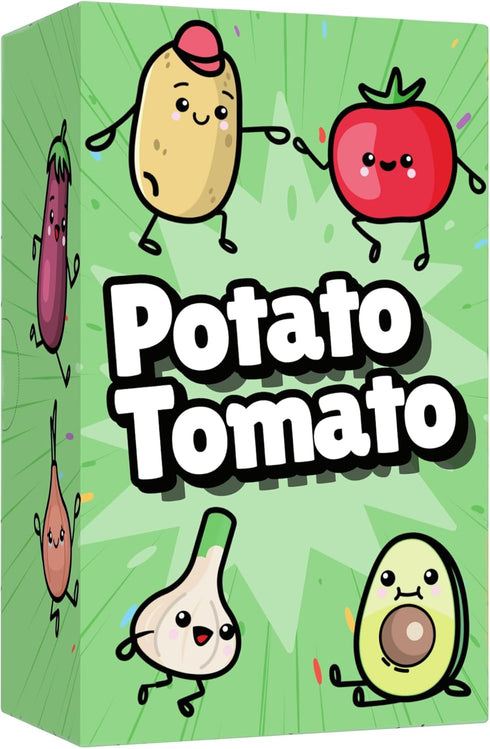 TADU Potato Tomato Quick Card Game for Children and Adults Travel Game Board