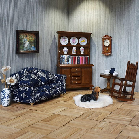 iLAND Varnished Dollhouse Flooring, 1:12 Scale Bamboo Floor Boards, Buy 2 at Half Cost! (48pcs Rectangular)