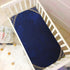 KJIZMO (1) 27 39 inches Deep Blue Velvet Fitted Crib Sheets Soft Crib Sheet Fits Standard Crib & Toddler Bed Mattress