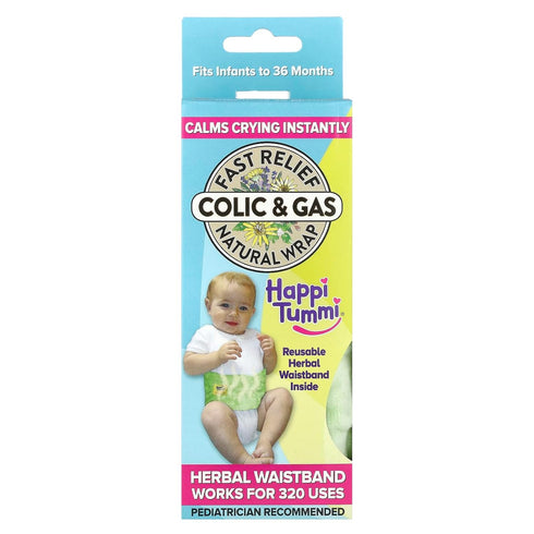Colic and Gas Relief Heated Belly Wrap for Babies and Infants, Aromatherapy Wrap for Upset Tummy