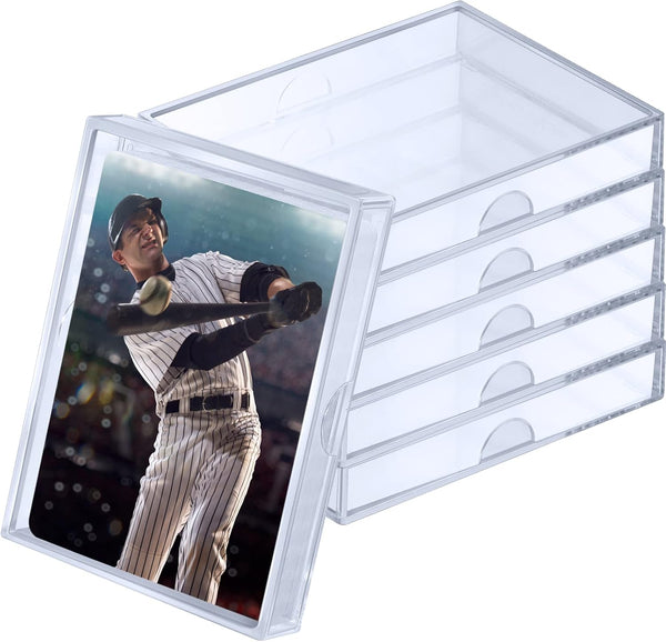 Zonon 12 Pieces Clear Deck Case - Card Organizer Compatible with MTG TCG for Trading Card Collection Storage