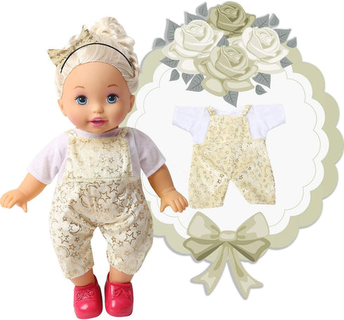 N\A Set 6 12-14-16 Inch NA BOBO Clothes of for Alive Lovely Baby Doll Clothes Dress Outfits Costumes Dolly Pretty Doll