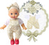 N\A Set 6 12-14-16 Inch NA BOBO Clothes of for Alive Lovely Baby Doll Clothes Dress Outfits Costumes Dolly Pretty Doll