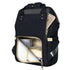 NLD Backpack Diaper Bag Multi-Function Waterproof Travel for Baby Care, Large Capacity (Black)
