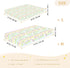 miaozhen 1 Pack 52x28 Cotton Baby Crib Sheets Soft Breathable Witch Potion Cartoon Newborns Crib Sheet for Nursery para