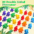 Ganaj 26Pcs 1-3 1, 2, 3 Matching Letters Fine Motor Toy, Alphabet Match Game Educational Toys for Toddlers Dinosaur