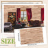 12 8.27 11.69 Inch Flutesan Pcs Miniature Dollhouse Wallpaper and Flooring Peel and Stick Mini DIY Self Adhesive