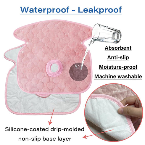 LiXiongBao 2 Pack Piddle Pads for Strollers, Seat Liner Cover to Prevent Pee, Seat Protector Waterproof, Baby Potty