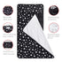 Toddler Sleeping Bag Nap Mat Black with Removable Pillow, Lightweight, Soft for Kids Preschool Travel
