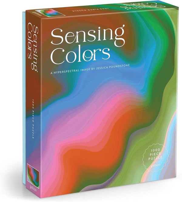 Galison Sensing Colors 1000 Piece Puzzle - Jessica Poundstone Featuring Ephemeral Art from The Hyperspectral Series