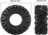 INJORA 1.0 Tires - S5 Swamp Claw Mud Terrain Tires for TRX4M AX24 SCX24 FCX24 1/18 1/24 RC Crawler Car