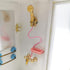 SXFSE Room,1:12 Dollhouse Shower Dollhouse Miniature Furniture Simulation White Bathroom Shower Room