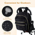 mommore Neoprene Mini Diaper Bag Backpack for Newborn, Small Travel Baby Bag with Insulated Pockets