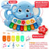 AZJMTLW 18+ Baby Music Toys for Toddlers, Light Up Music Baby Toys for Months Early Learning Educational Piano Keyboard