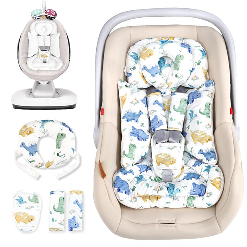 TANOFAR Infant Car Seat Insert with Removable Cushion for Baby Boys, Reversible