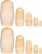 2 Sets Unpainted Nesting Dolls, Create Your Own Christmas Russian Doll Wooden Matryoshka DIY Kit