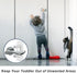 Matenf (2 Pack) Childproof Door Lever Lock Prevents Toddlers Pets From Opening Doors, Door Handle Lock