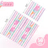 WERNNSAI Ice Cream Party Supplies - Disposable 3 Ply Pink Sweet Ice Cream Themed Birthday Napkins for Girls