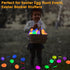 120 240 POPGIFTU Glow in the Dark Easter Eggs Bulk Prefilled Plastic Eggs with Mini Glow Sticks for Night Egg Hunt
