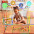 Ggiibro 800Pcs Straw Constructor STEM Building Toys for Kids with Storage Box