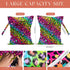 VBCVBGFH 4 Pack Colorful Rainbow Neon Leopard Wet Bag Waterproof Washable Reusable Wet Dry Bag for Swimsuit Clothes