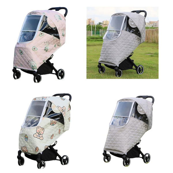 XAGMODSHN Winter Baby Pushchair Covers Windproof Protections Covers Weather Covers Baby Pram Pram Rain Covers
