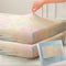 Jersey Butterfly Crib Sheets for Baby Girls,52x28x8, 2 Pack,Pink Cute Kawaii Standard