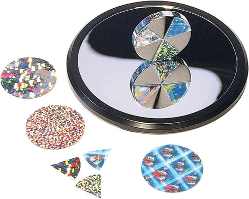 Toysmith Euler’s Disk – Hypnotic Light & Sound Display, Science Desk Decor for Home & Office, Physics Toys
