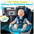 Thybro 1080P 4.3" 19.7ft 3-Row Baby Car Mirror Camera: Rearview Mirror Monitor - See Baby and Rear Traffic at Once