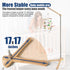 Tuiiopoli 100% Crib Mobile Wooden Arm, Standing Hanger Suitable for All Cribs Natural Larch Hanger Nusery Decor Baby