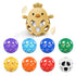 MCGMITT Silicone Baby Teething Toys Bundle with Baby Ball Toy Set