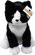 Peppa The Tuxedo Cat, 10" Black and White Plush Toy, Based on Real-Life Adopted Pets