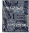 Novgarden Personalized Baby Blankets for Teen Boys, Custom Blanket with Name Flannel
