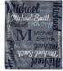Novgarden Personalized Baby Blankets for Teen Boys, Custom Blanket with Name Flannel