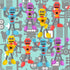 Set 12 ArtCreativity Bendable Robot Figures, of Flexible Men, Robot Party Favors for Boys and Girls, Stress Relief