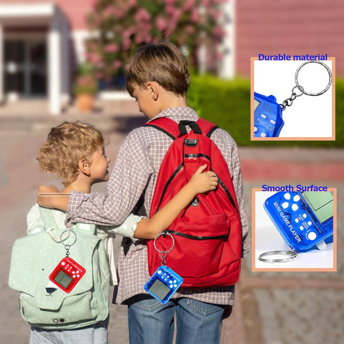 24Pcs Video Game Party Favors for Kids, Arcade Video Game Keychain, Bulk Party Supplies