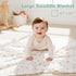 3-Pack 47" 47" Set, HECCEI Soft Large Swaddle Blankets x Muslin Swaddle Blankets for Girls & Boys, Baby Receiving