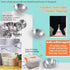 Kids Kitchen Pretend Play Toys Accessories with Stainless Steel Cookware Pots and Pans Set, Classic Cooking Utensils