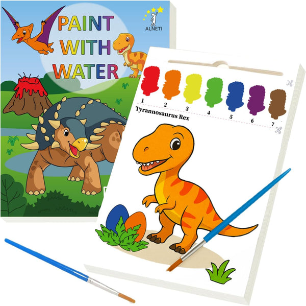 ALNETI Paint with Water Coloring Books for Toddlers - Watercolor Painting Activities for