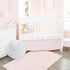 2 Pack 100% 28in 52in, EVERYDAY KIDS Fitted Girls Crib Sheet, Soft Breathable Cotton Baby Sheet, Fits Standard Size
